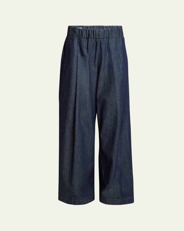 Pila Denim Wide Leg Pants